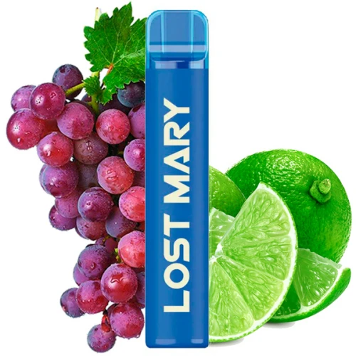Одноразовая Электронная Сигарета Lost Mary CM Pro Grape Lime (Виноград Лайм) (1500 Затяжек) купить
