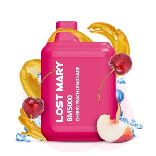 Одноразовая Электронная Сигарета Lost Mary BM Cherry Peach Lemonade (Вишня Персик Лимонад) (5000 Затяжек) купить
