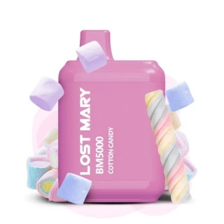 Одноразовая Электронная Сигарета Lost Mary BM Cotton Candy (Сахарная Вата) (5000 Затяжек)