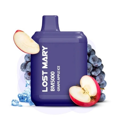 Одноразовая Электронная Сигарета Lost Mary BM Apple Grape Ice (Яблоко Виноград Лед) (5000 Затяжек) купить