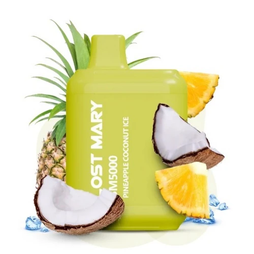 Одноразовая Электронная Сигарета Lost Mary BM Pineapple Coconut Ice (Ананас Кокос Лед) (5000 Затяжек) купить