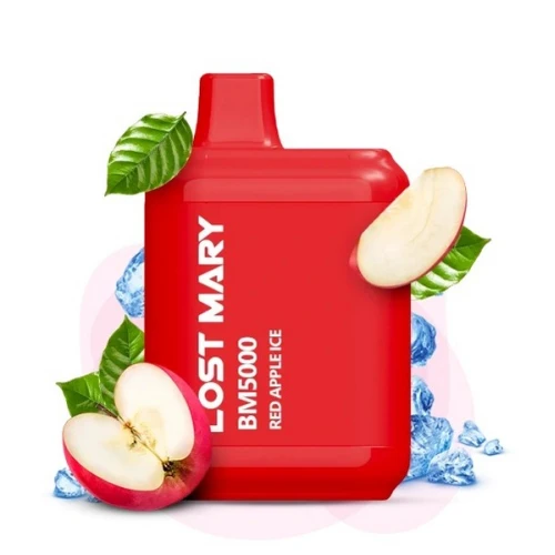 Одноразовая Электронная Сигарета Lost Mary BM Red Apple Ice (Красное Яблоко Лед) (5000 Затяжек) купить