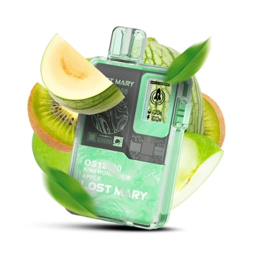 Одноразовая Электронная Сигарета Lost Mary OS Kiwi Honeydew Apple (Киви Дыня Яблоко) (12000 Затяжек) купить