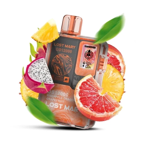 Одноразовая Электронная Сигарета Lost Mary OS Pineapple Dragonfruit Grapefruit (Ананас Питайя Грейпфрут) (12000 Затяжек) купить