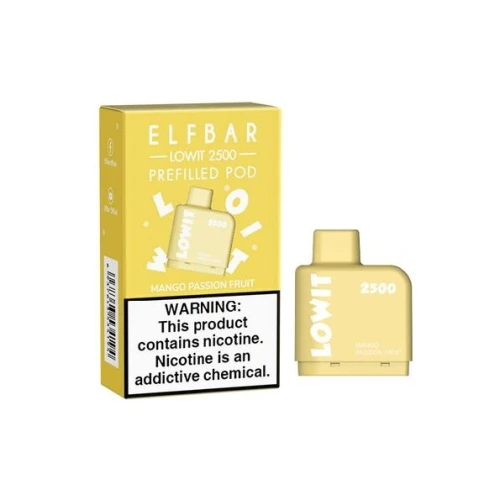 Заправлений Картридж Elf Bar Lowit 2500 Mango Passion Fruit (Манго Маракуя) купить