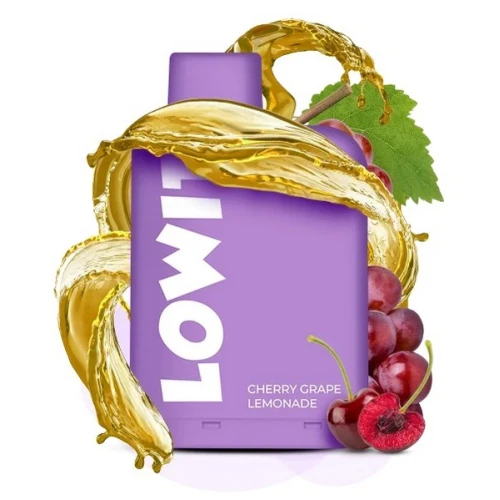 Заправлений Картридж Elf Bar Lowit 5500 Cherry Grape Lemonade (Вишня Виноград Лимонад) купить
