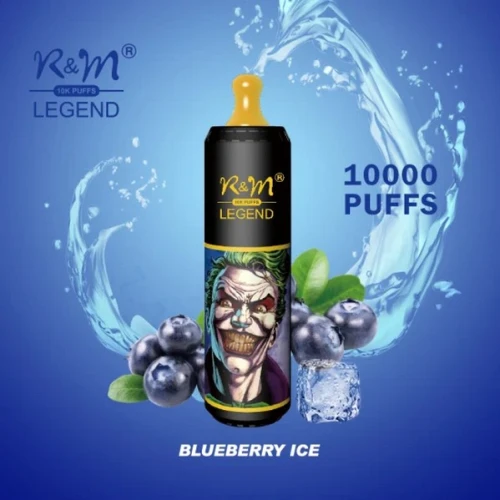 Одноразова Електронна Сигарета R&M Legend Blueberry Ice (Чорниця Лід) (10000 Затяжок) купить