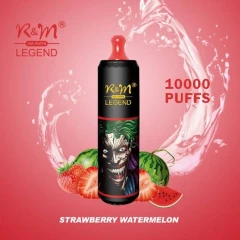 Одноразова Електронна Сигарета R&M Legend Strawberry Watermelon (Полуниця Кавун) (10000 Затяжок) купить