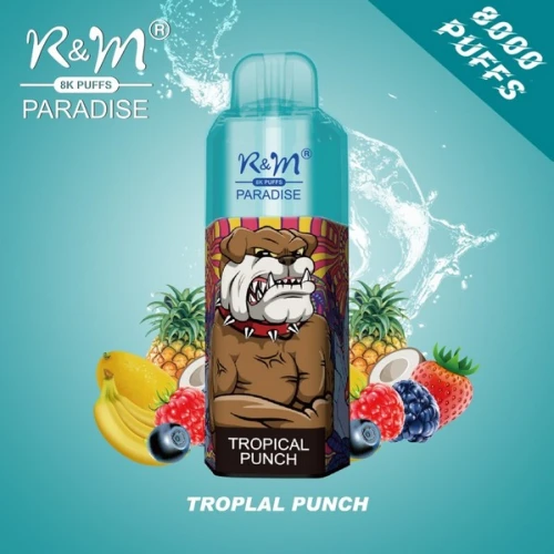Одноразовая Электронная Сигарета R&M Paradise Tropical Punch (Тропический Пунш) (8000 Затяжек) купить