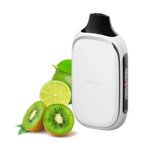Одноразовая Электронная Сигарета Roqy Kiwi Lime (Киви Лайм) (40000 Затяжек) купить