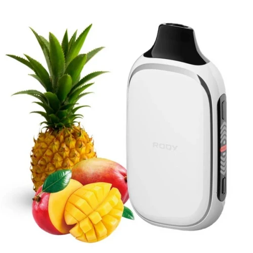 Одноразова Електронна Сигарета Roqy Pineapple Mango (Ананас Манго) (40000 Затяжок) купить