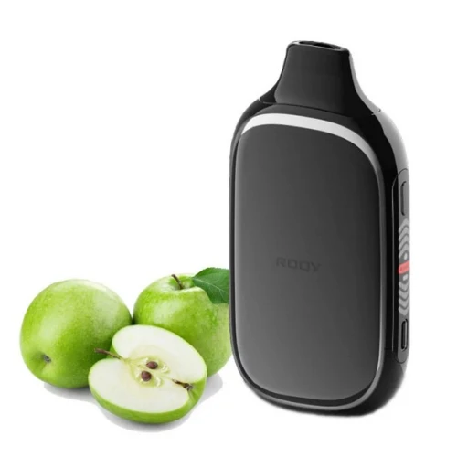 Одноразова Електронна Сигарета Roqy Sour Apple (Кисле Яблуко) (40000 Затяжок) купить