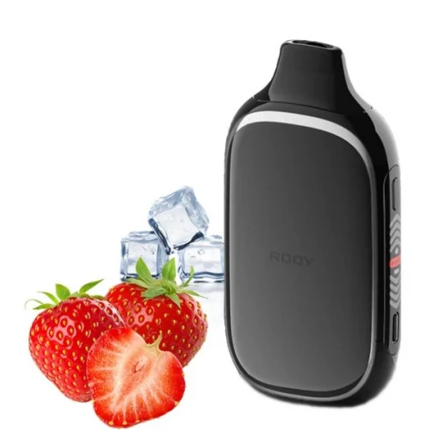 Одноразовая Электронная Сигарета Roqy Strawberry Icy (Клубника Лёд) (40000 Затяжек) купить