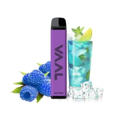 Одноразова Електронна Сигарета Vaal Blue Razz (Блю Разз) (1800 Затяжок) купить