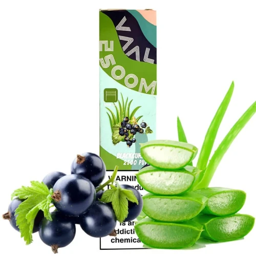Одноразовая Электронная Сигарета Vaal Aloe Blackcurrant (Алоэ Черная Смородина) (2500 Затяжек) купить