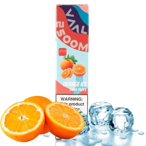 Одноразовая Электронная Сигарета Vaal Orange Ice (Апельсин Лед) (2500 Затяжек) купить