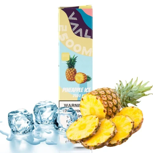 Одноразовая Электронная Сигарета Vaal Pineapple Ice (Ананас Лед) (2500 Затяжек) купить