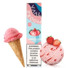 Одноразова Електронна Сигарета Vaal Strawberry Ice Cream (Полуничне Мороженое) (2500 Затяжок) купить