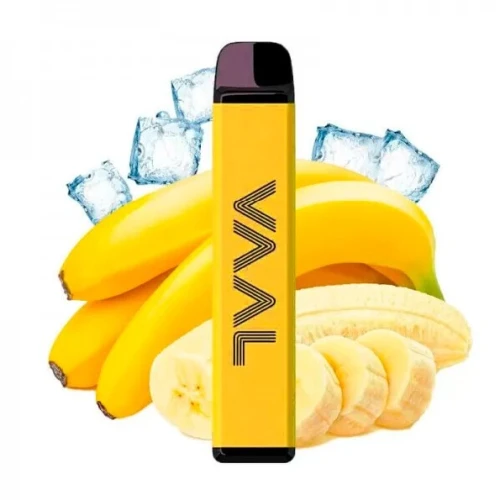 Одноразовая Электронная Сигарета Vaal Banana Ice (Банан Лед) (4000 Затяжек) купить