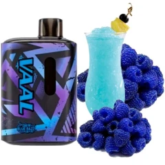 Одноразовая Электронная Сигарета Vaal Blue Razz (Блу Разз) (5000 Затяжек) купить