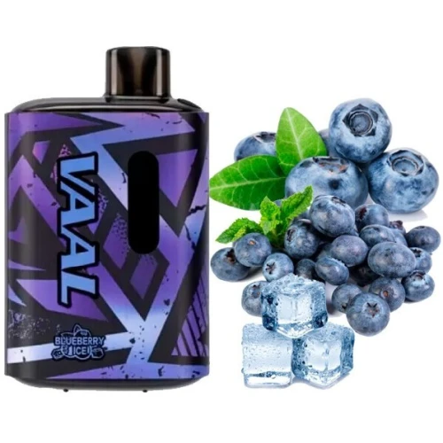 Одноразовая Электронная Сигарета Vaal Blueberry Ice (Черника Лед) (5000 Затяжек) купить