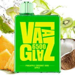 Одноразова Електронна Сигарета Vaal Pineapple Coconut Kiwi Apple (Ананас Кокос Ківі Яблуко) (6500 Затяжок) купить