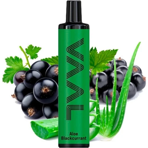 Одноразова Електронна Сигарета Vaal Aloe Blackcurrant (Алое Чорна Смородина) (1500 Затяжок) купить