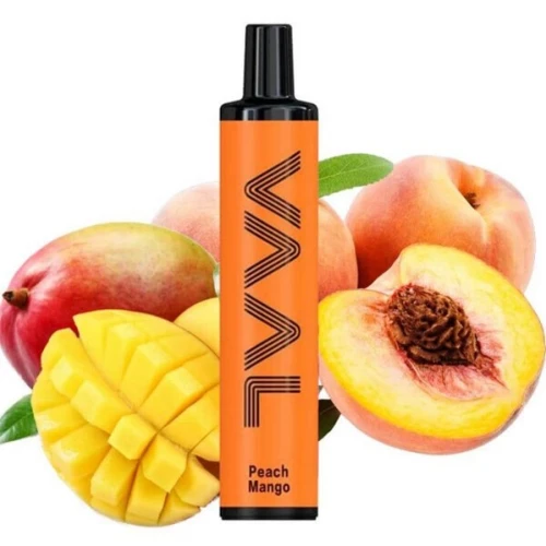 Одноразова Електронна Сигарета Vaal Peach Mango (Персик Манго) (1500 Затяжок) купить
