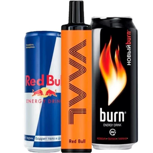 Одноразова Електронна Сигарета Vaal Energy Drink (Енергетик) (1500 Затяжок) купить