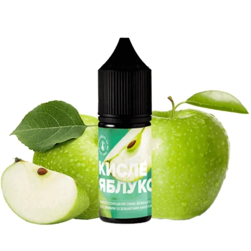 Жидкость на солевом никотине 420 Liquid Sour Apple (Кислое Яблоко) 10 мл купить