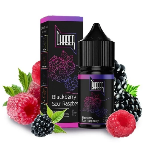 Рідина на сольовому нікотині Chaser Black Blackberry Sour Raspberry (Ожина Кисла Малина) 30 ml купить