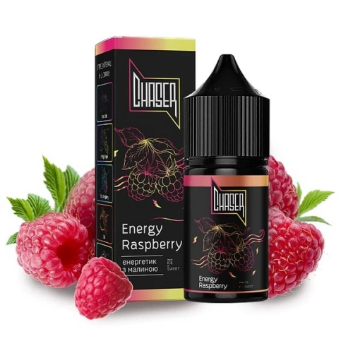 Жидкость на солевом никотине Chaser Black Energy Raspberry (Малиновый Энергетик) 30 ml купить
