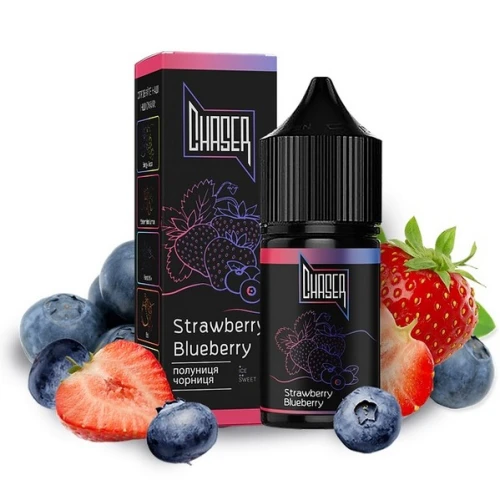 Рідина на сольовому нікотині Chaser Black Strawberry Blueberry (Полуниця Чорниця) 30 ml купить