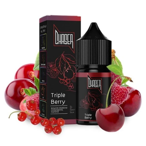 Рідина на сольовому нікотині Chaser Black Triple Berry (Потрійна Ягода) 30 ml купить