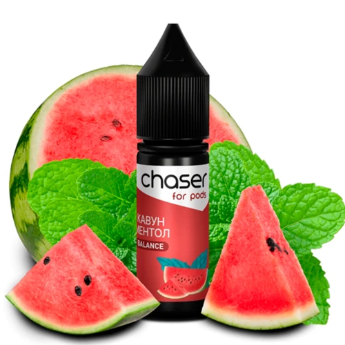 Рідина на сольовому нікотині Chaser For Pods Watermelon Menthol (Кавун Ментол) 15 ml купить