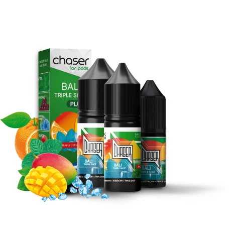 Рідина на сольовому нікотині Chaser For Pods Bali Triple Shot (Потрійний Балі) 15 ml купить