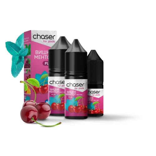 Рідина на сольовому нікотині Chaser For Pods Cherry Menthol (Вишня Ментол) 15 ml купить