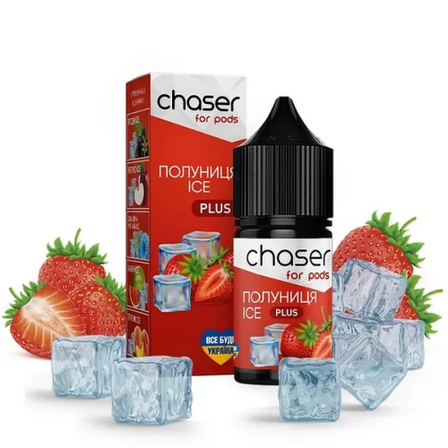 Жидкость на солевом никотине Chaser For Pods Strawberry Ice (Клубника Лёд) 30 ml купить