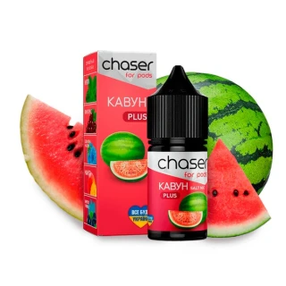 Рідина на сольовому нікотині Chaser For Pods Watermelon (Кавун) 30 ml
