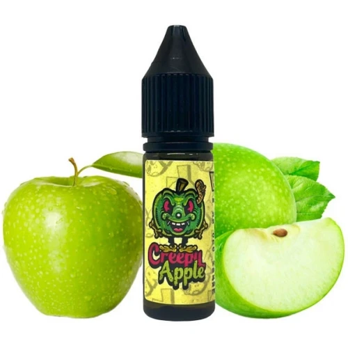 Жидкость на солевом никотине Creepy Liquid Apple (Яблоко) 15 мл купить