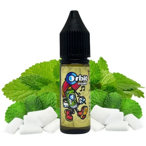 Жидкость на солевом никотине Creepy Liquid Orbit Spearmint (Орбит Спирминт) 15 мл купить