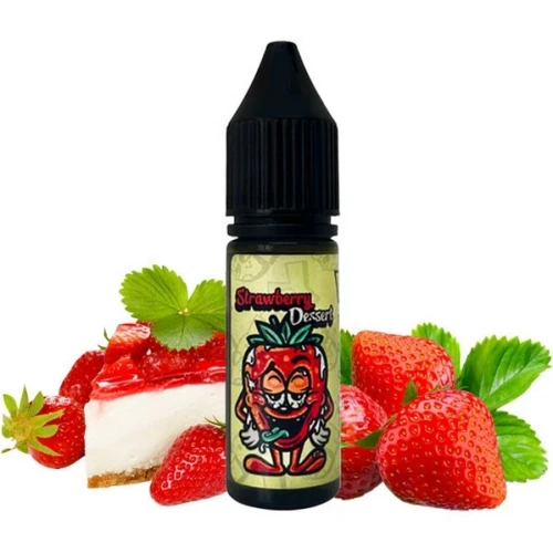 Жидкость на солевом никотине Creepy Liquid Strawberry Dessert (Клубничный Десерт) 15 мл купить