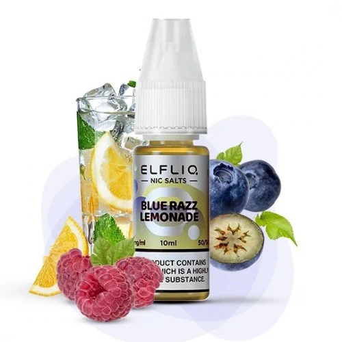 Рідина на сольовому нікотині Elf Liq Nic Blue Razz Lemonade (Блакитний Лимонад) 10мл купить