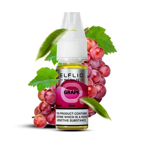 Жидкость на солевом никотине Elf Liq Nic Grape (Виноград) 10мл купить