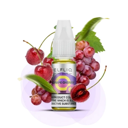 Жидкость на солевом никотине Elf Liq Nic Grape Cherry (Виноград Вишня) 10мл купить