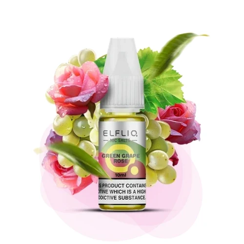 Рідина на сольовому нікотині Elf Liq Nic Green Grape Rose (Зелений Виноград Троянда) 10мл купить