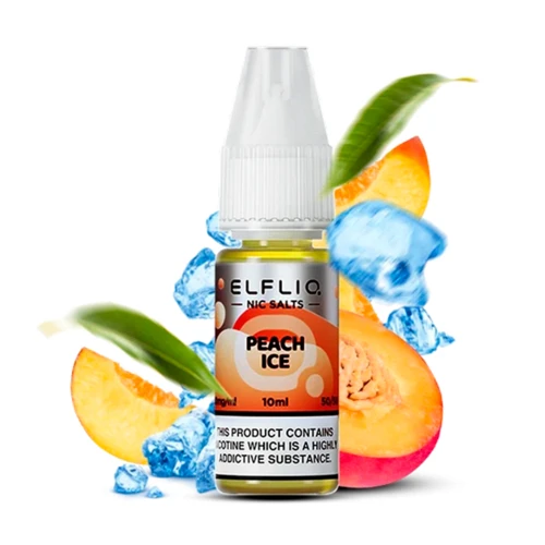 Жидкость на солевом никотине Elf Liq Nic Peach Ice (Персик Лёд) 10мл купить