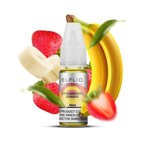 Рідина на сольовому нікотині Elf Liq Nic Strawberry Banana (Полуниця Банан) 10мл купить