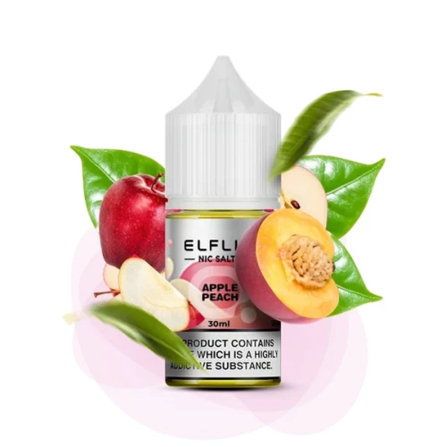 Рідина на сольовому нікотині Elf Liq Nic Apple Peach (Яблуко Персик) 30мл купить