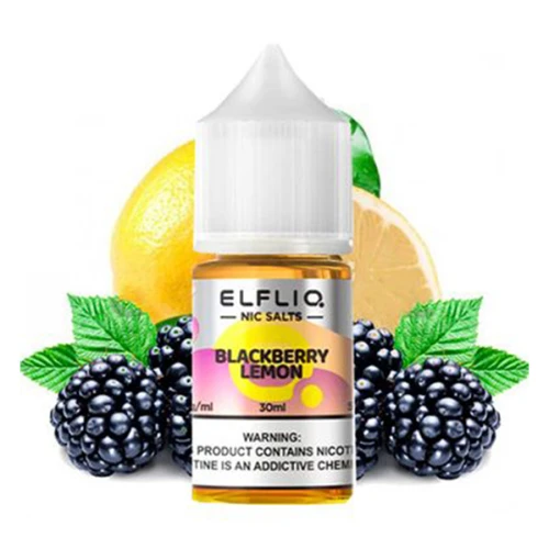 Жидкость на солевом никотине Elf Liq Nic Blackberry Lemon (Ежевика Лимон) 30мл купить